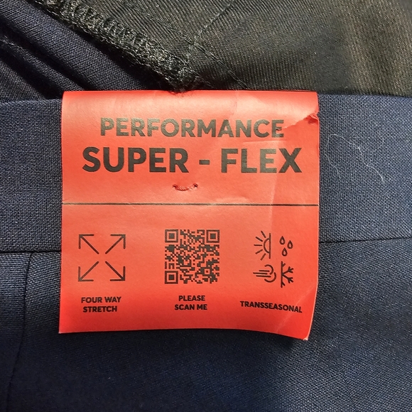 Hugo Boss Men's Modern-Fit Wool Superflex Suit Separate Pants size 36R Dark Blue - Picture 8 of 8